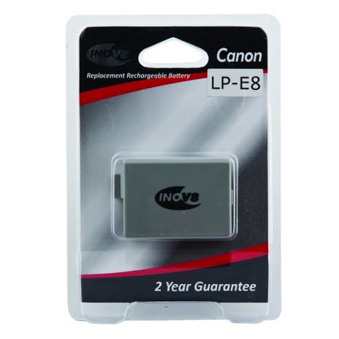 Image of Inov8 Equivalent Digital Camera Battery For Canonlp-e8