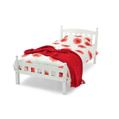 Image of White & Cherry Florence Bedframe - Single 3ft