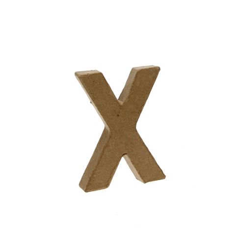 Image of Small Kraft Letter - X