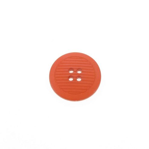 Image of Dill Buttons 25mm Ribbed Terracotta