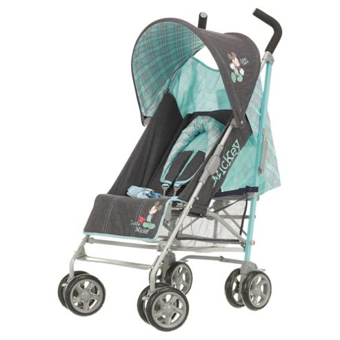 Image of Obaby Atlas V2 Stroller, Retro Mickey Denim