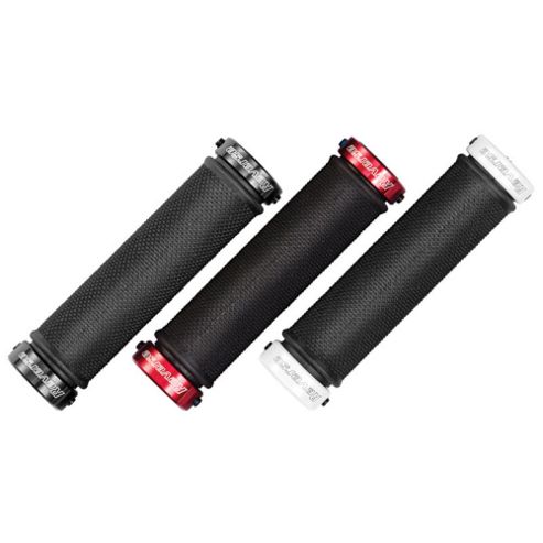Image of Reverse Booster Lock On Grips - Black/white
