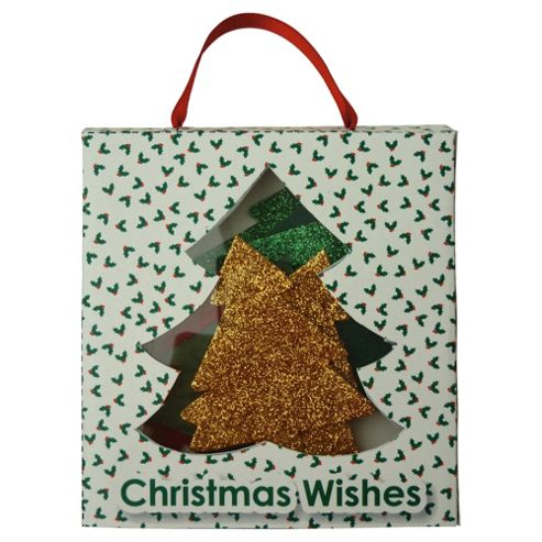 Image of Christmas Wishes Glitter & Felt Trees