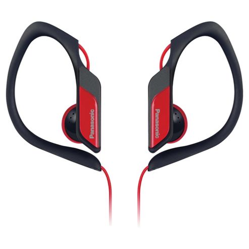 Image of Panasonic Sports Rphs34 Headphones Red