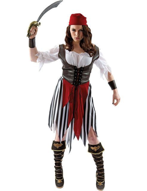 Image of Pirate Woman Costume Small