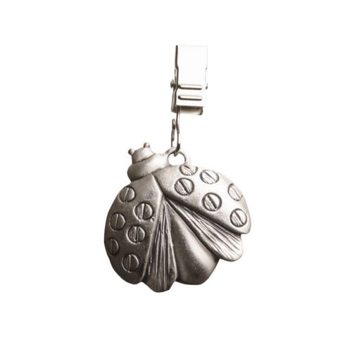Image of Kitchencraft Solid Heavy Pewter Table Cloth Weights Garden Style Set Of Four