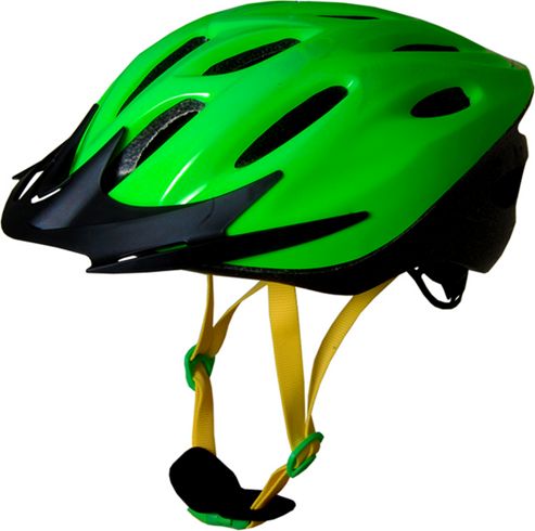 Image of Kiddimoto Cycle Helmet - Neon Green - Small