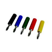Nickel Plated 4mm Plug Test Lead Connector Yellow