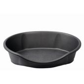 Imac Dido Plastic Dog / Cat Bed in Anthracite - 50cm W