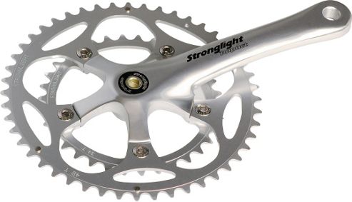 Image of Stronglight Impact Compact Chainset: 36/50t X 165mm