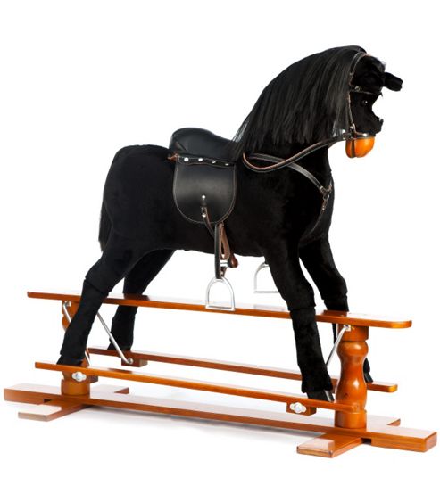 Image of Large Rocking Horse Black Beauty
