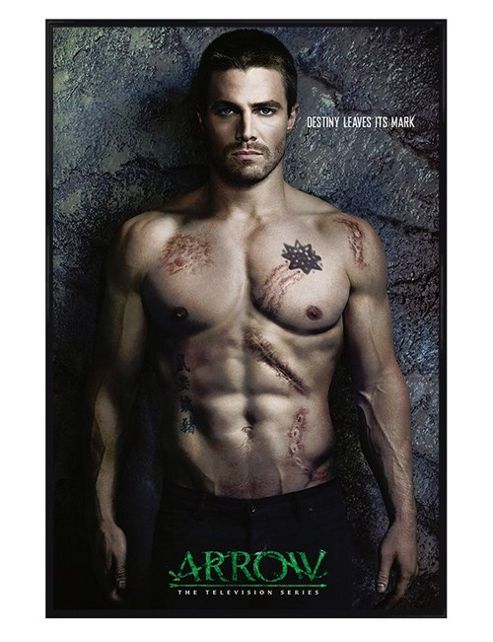 Image of Gloss Black Framed Arrow Destiny Leaves It's Mark Poster