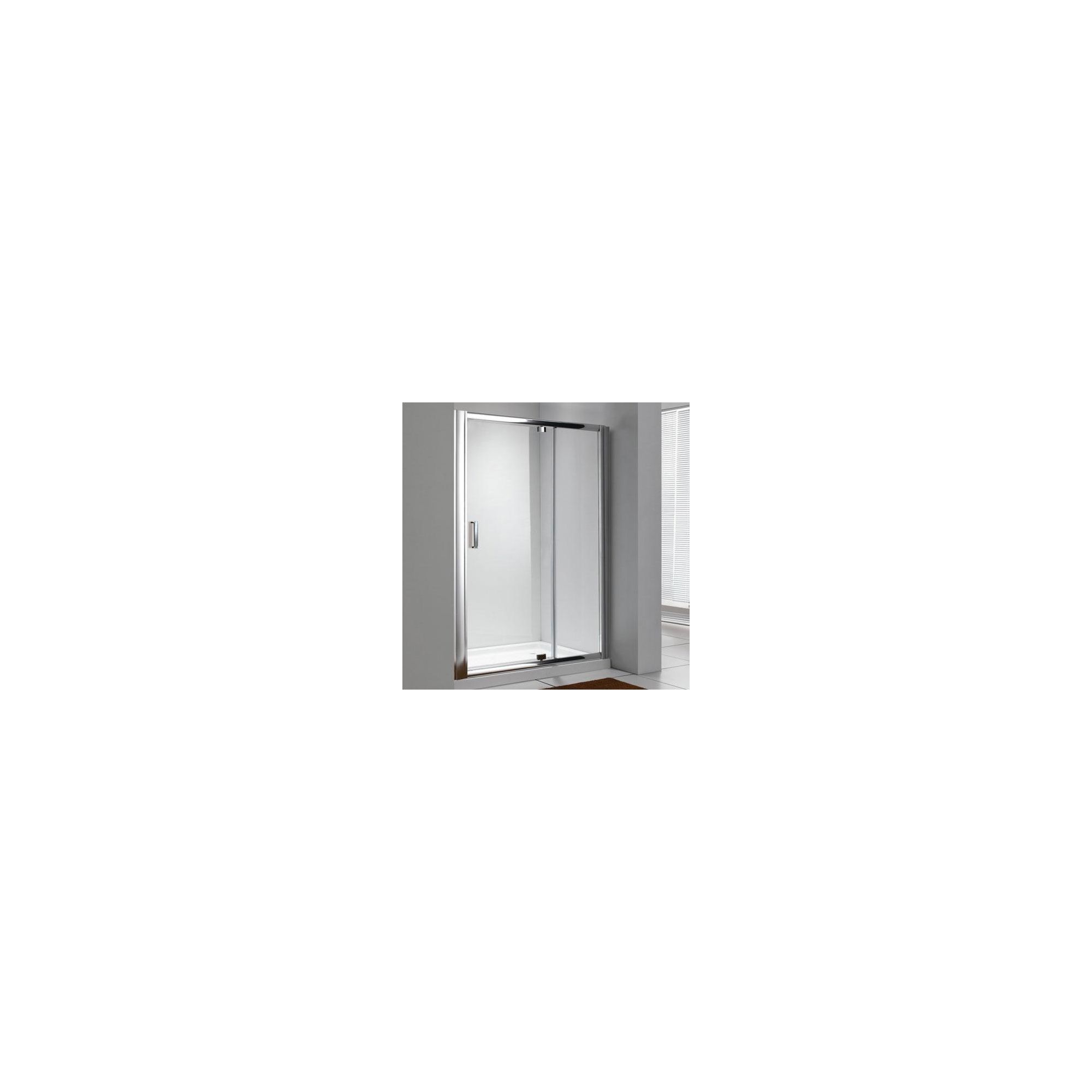 Duchy Style Pivot Door Shower Enclosure, 700mm x 700mm, 6mm Glass, Low Profile Tray at Tesco Direct