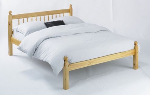 Image of Home Zone Anderson Bed Frame In Honey Stain - Single