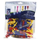 PGA 200 Castle Tee Pack Mixed