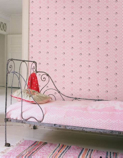 Image of Hello Kitty Flower Power Wallpaper