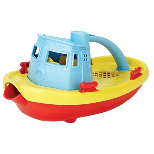 Image of Green Toys Tug01r-b Tugboat (blue)