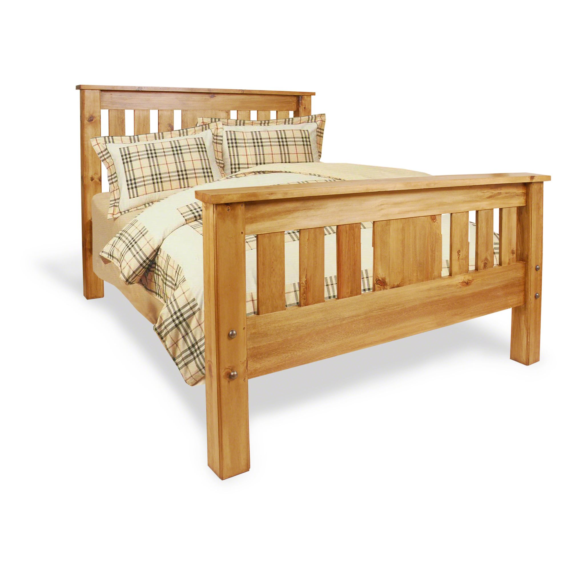 Oceans Apart Vintage Panel Bed Frame - King at Tesco Direct