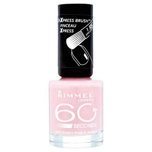 Image of Rimmel London 60 Seconds Nail Polish 262 Ring O' Roses 8ml