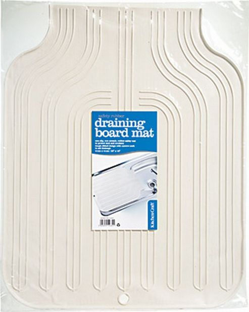 Image of Kitchen Craft Rubber Draining Board Mat