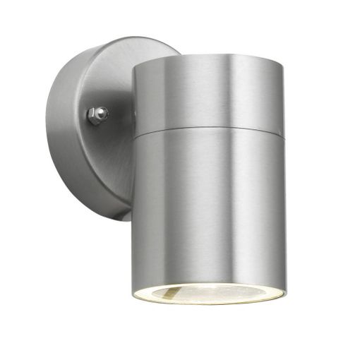 Buy Barrow IP44 Outdoor Downlight Wall Light in Brushed Chrome from our Wall & Porch Lights ...