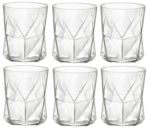 Image of Bormioli Rocco Cassiopea Tumblers Glasses - 410ml - 13.75oz - Set Of 6