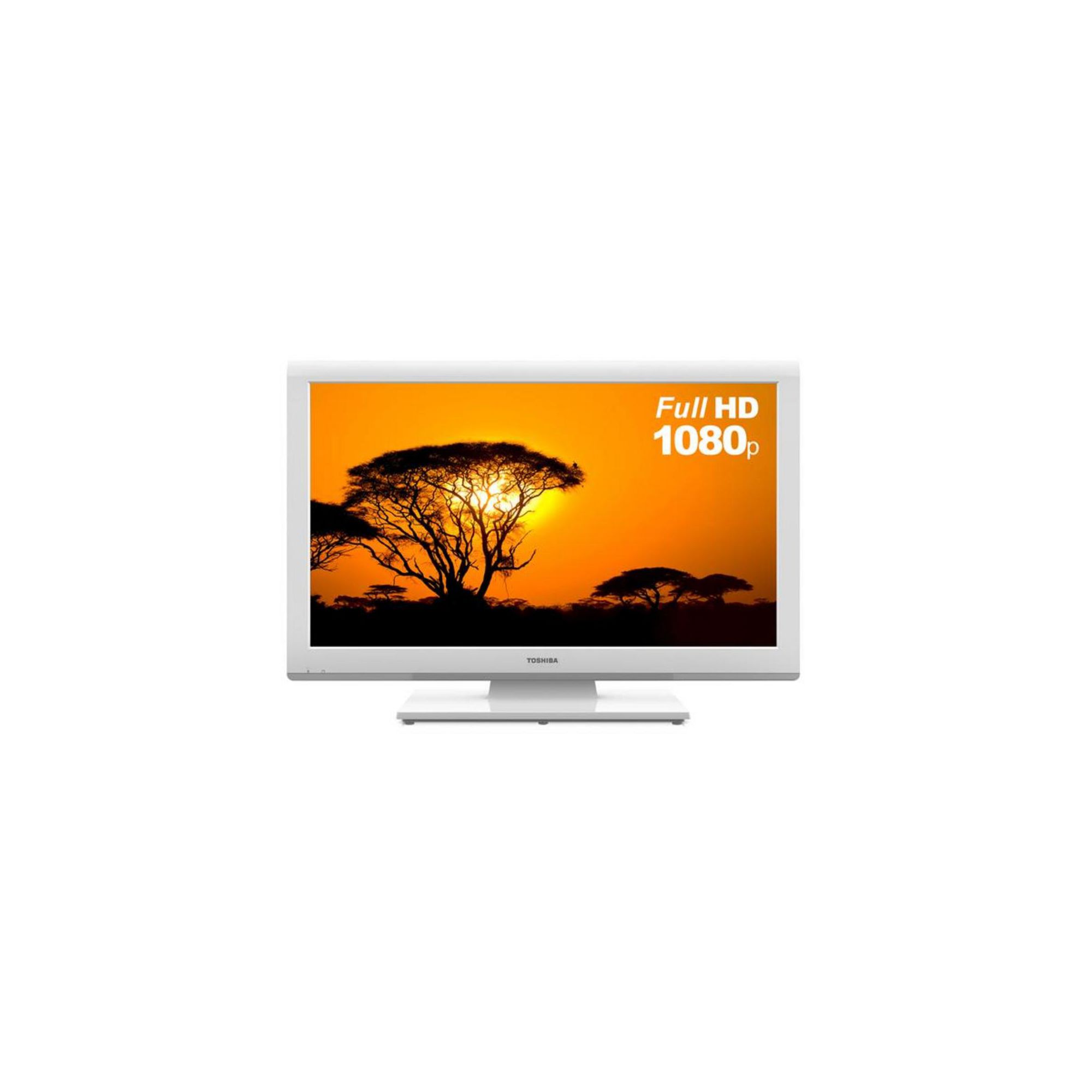 Toshiba 26DL934B (26 inch) LED Television with Built-In DVD Player 350cd/m2 1366×768 20ms (White)