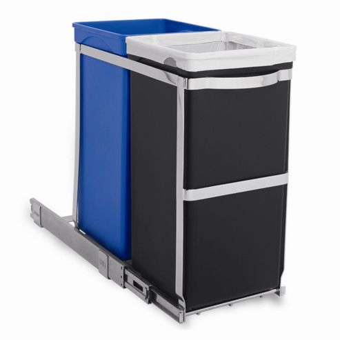 Image of Simplehuman 20/15 Litres Pull Out Recycler Bin