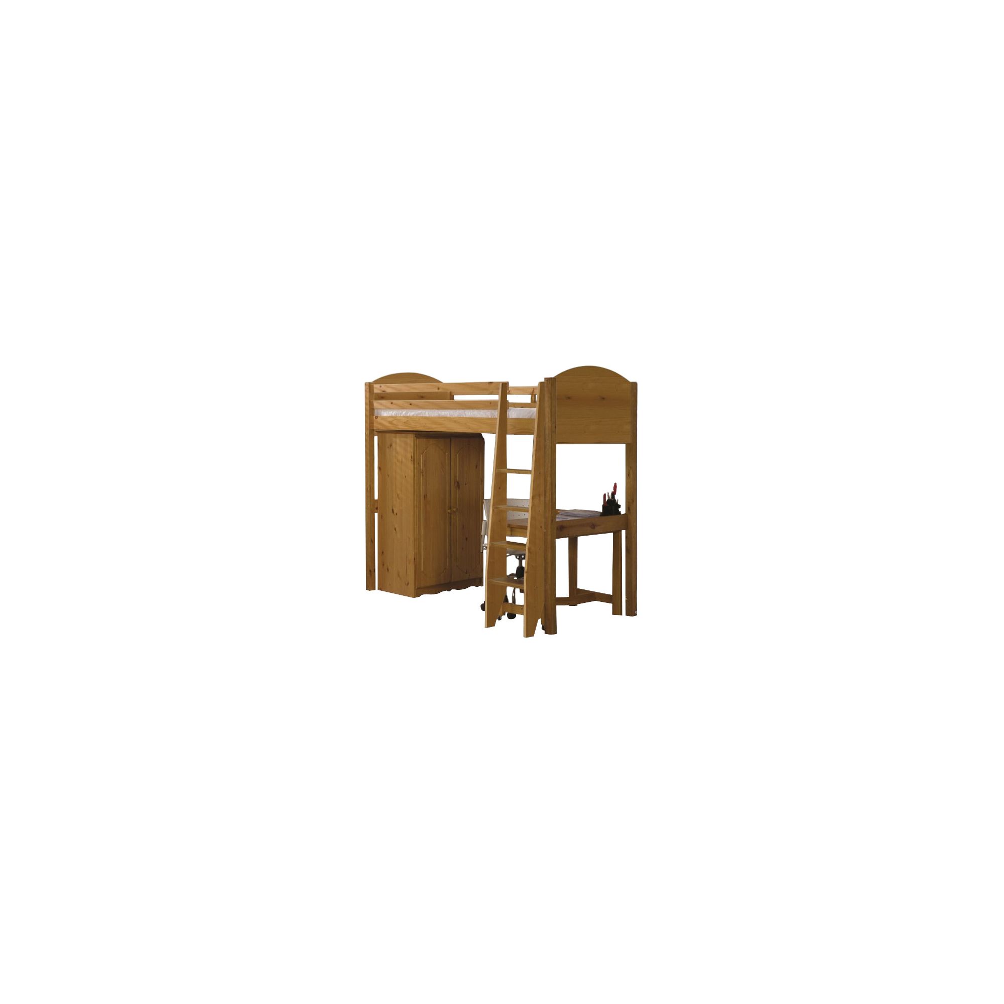 Verona High Sleeper Bed - Antique - Set 1 at Tesco Direct