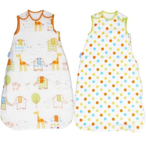 Image of Grobag Hippo Hop & Spot 1 Tog Twin Pack (18-36 Months)