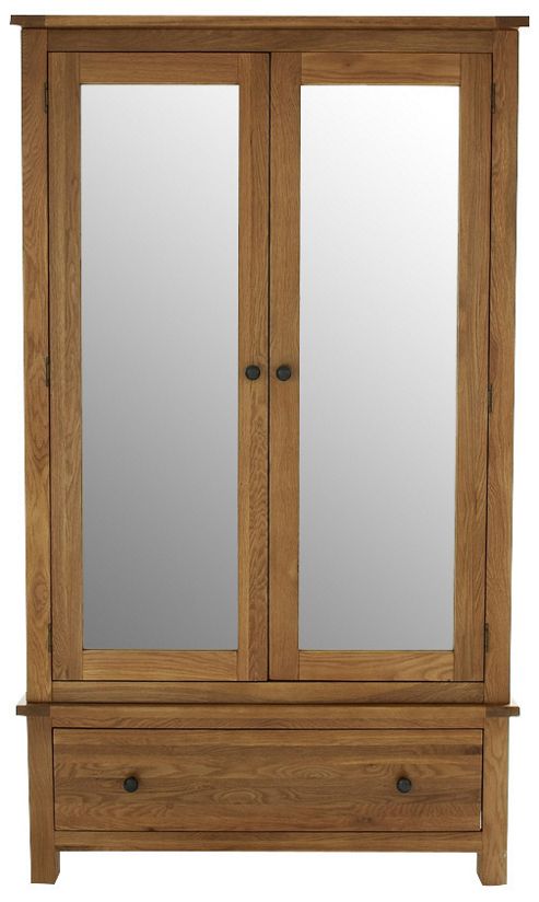 Image of Thorndon Eden Two Door Wardrobe In Warm Oak