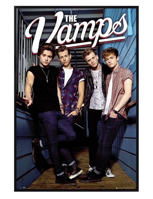 Image of Gloss Black Framed The Vamps Can We Dance Poster