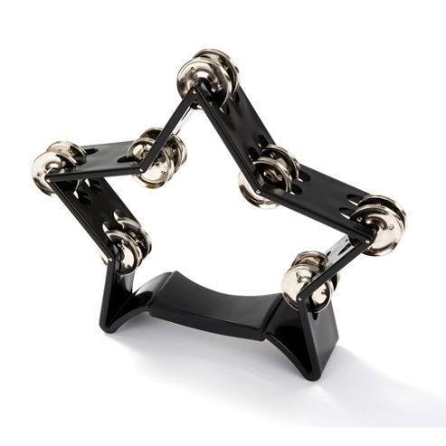 Image of Percussion Plus Star Tambourine (black)