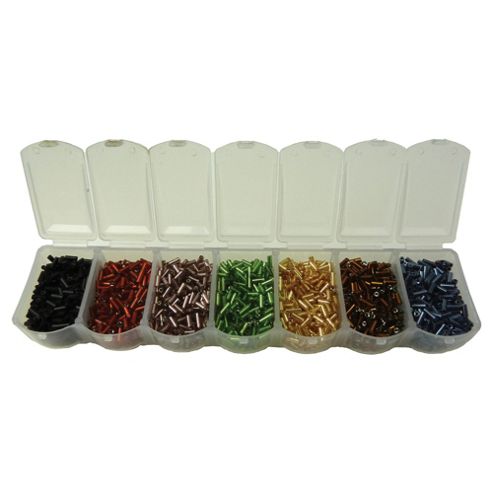 Image of Storage With Bugle Beads 105gms Daker Sha