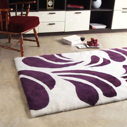 Image of Bowron Sheepskin Shortwool Design Baroque Number 3 Cherry Rug - 65cm H X 240cm W X 1cm D
