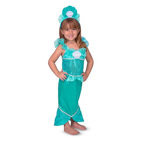 Image of Melissa And Doug Mermaid Dress Up Costume Set