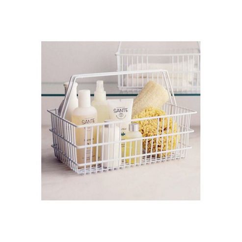 Image of Design Ideas Lacrate Storage Basket - White