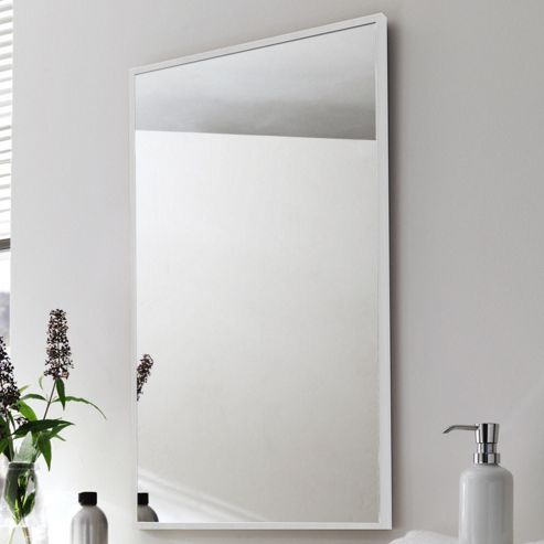 Image of Posseik Alexo Mirror - White