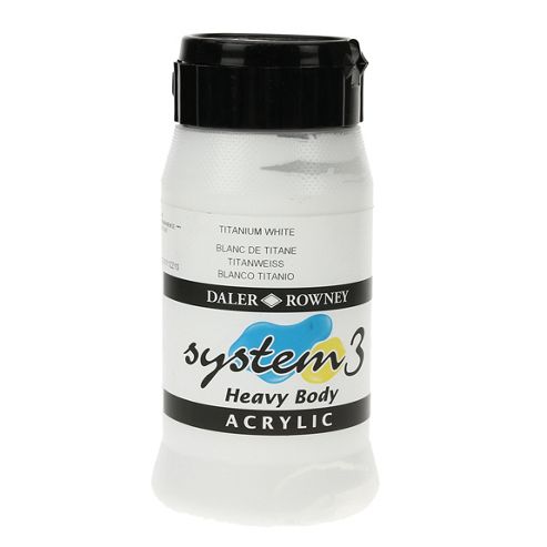 Image of System 3 Heavy Body 500ml Titanium White