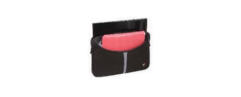 Image of V7 Csp5-9e Professional Laptop Sleeve For 12 Inch Notebooks (black With Grey Accents)