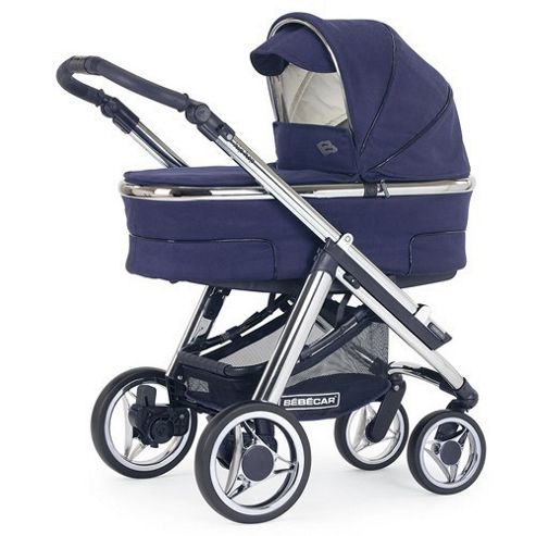 Image of Bebecar Hip Hop Urban Magic Plus Chrome Combi Pram (cobalt)