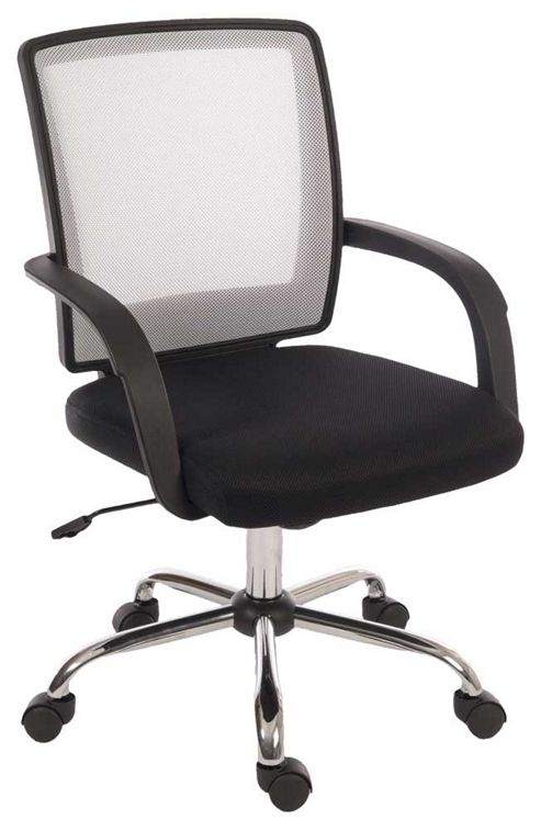 Image of Teknik Star Mesh Black And White Office Chair