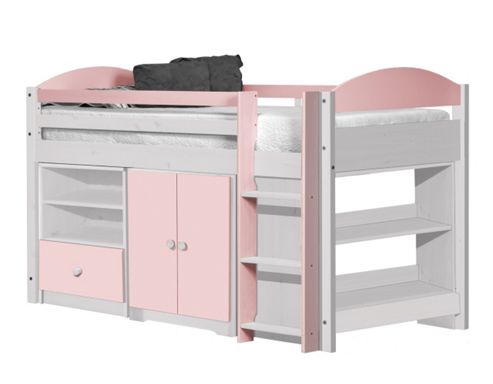 Image of Maximus Mid Sleeper Set 2 White With Pink Details