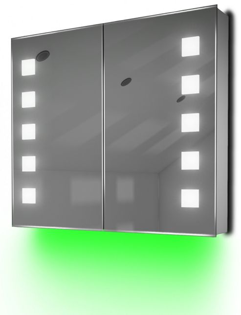 Image of Ambient Demist Bathroom Cabinet With Sensor & Internal Shaver Socket K81g