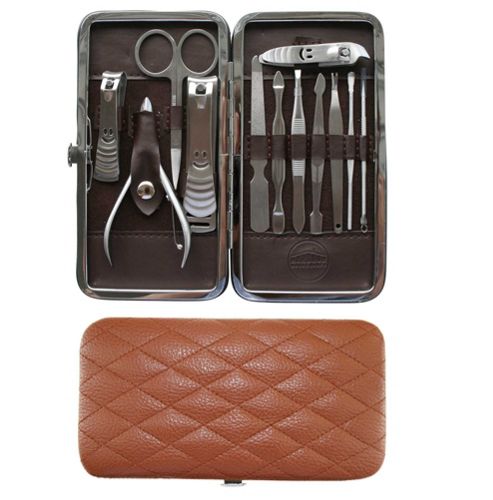 Image of 12 Piece Manicure, Pedicure, Male / Female Grooming, Nail Care Set