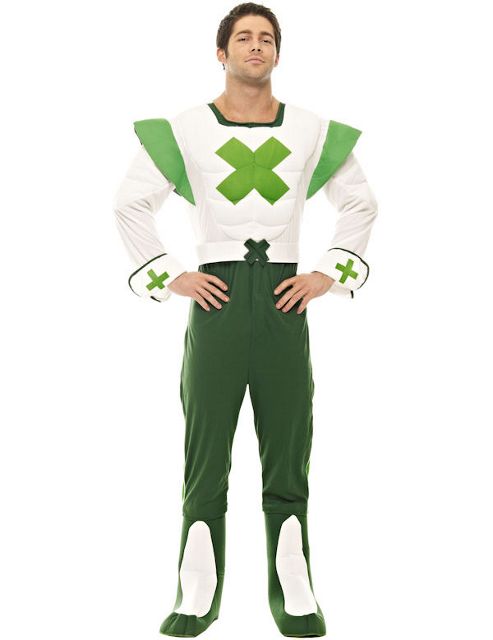 Image of Adult Official Green Cross Code Man Costume