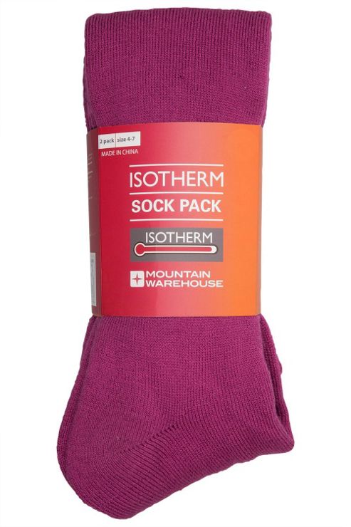 Image of Thermal Socks - Two Pack - Purple