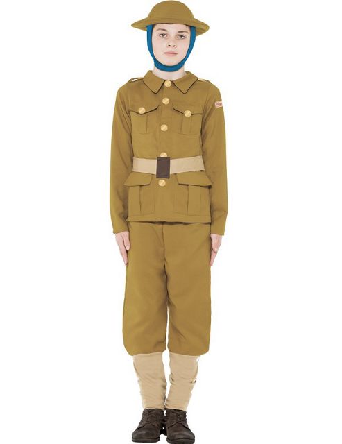 Image of Child Horrible Histories Ww1 Boy Costume Large