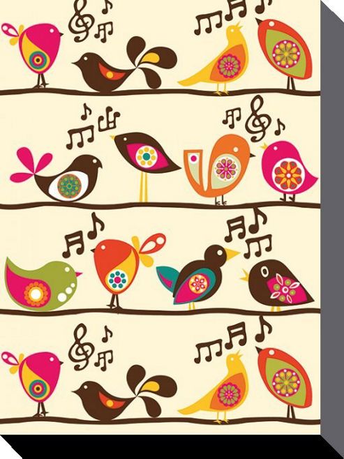 Image of Valentina Ramos Singing Birds Canvas Print