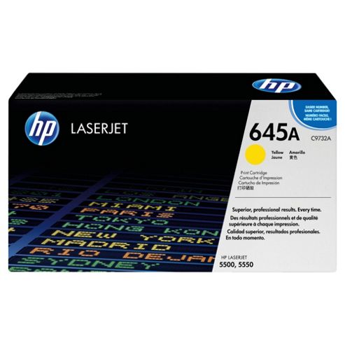 Image of Hp 645a Laserjet Toner Cartridge - Yellow